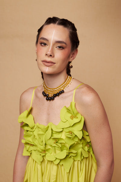VESTIDO ORQUÍDEA TROPICAL